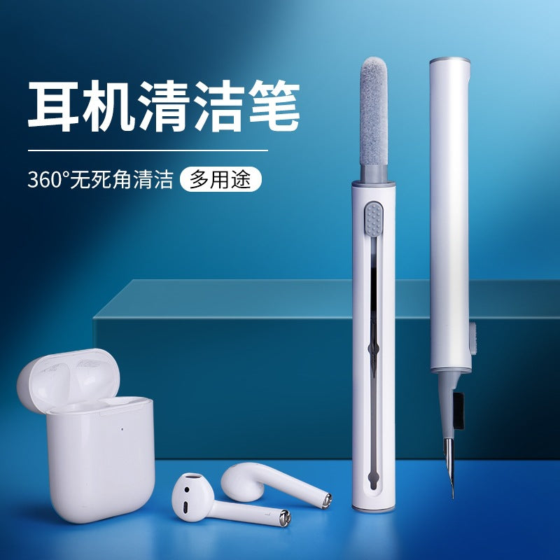 Amazon Hot Sale 3 In 1 Bluetooth Headset Cleaning Pen Multifunctional Digital Product Dust Removal Brush Tool Wholesale